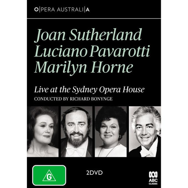 Joan Sutherland, Luciano Pavarotti, Marilyn Horne - Live At The Sydney Opera House (DVD 2 DISC SET)