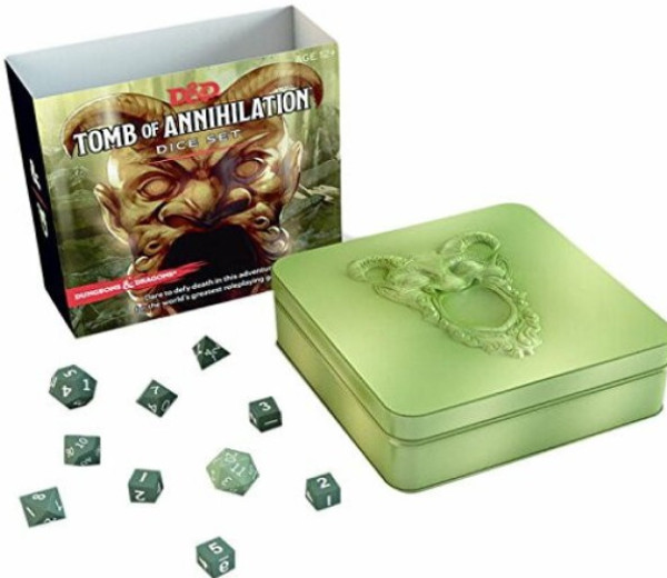 D&D Dungeons & Dragons Tomb of Annihilation Dice Set