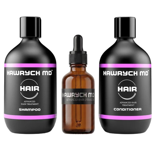 hawrych md hair growth serum shampoo and conditioner