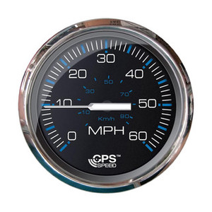 Chesapeake Gauge Black Stainless Steel GPS Speedo 60 Mph