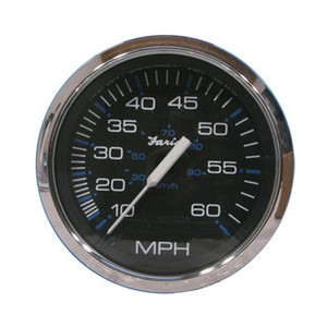 Chesapeake Gauge Black Stainless Steel 4 Speedo 60 Mph