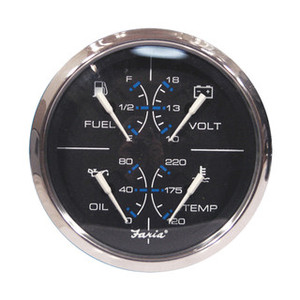 Chesapeake Gauge Black Stainless Steel 4 - 4 in 1