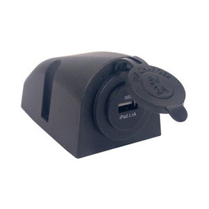 USB Socket Curve Mount 2.1amp 12V-5V