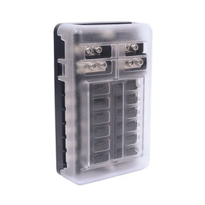 Fuse Box 12 Gang & Negative Buss & Cover