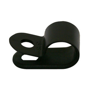P-Clip 6mm Black (Pack of 100)