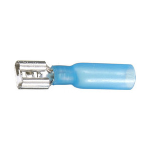Terminal Fmle Blade Blue Heatshrink (Pack of 50)