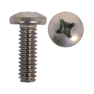 3/16 x 1 1/2 Stainless Steel Red Metal Thread Screw X/R