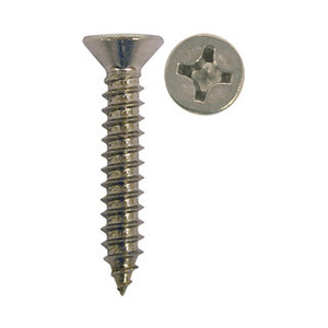 10G x 3/4 Stainless Steel Countersunk Self Tapping Screw X/R