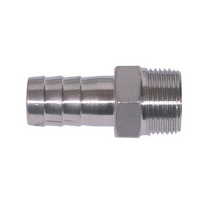 Hose Tail Stainless Steel 3/4 BSP Male