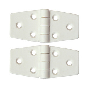 Nylon Butt Hinge - 75mm x 35mm White