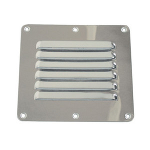 6 Louvre Vent Stainless Steel 125x115mm
