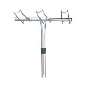 Rod Holder Stainless Steel Port 3 Way