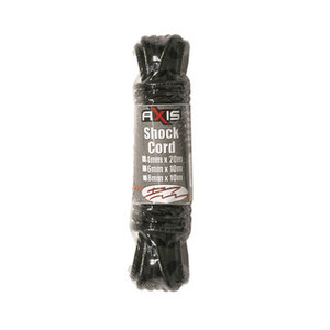 Shockcord Hank Black 4mm x 20m
