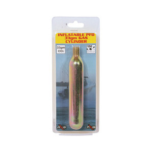 Cylinder Gas (CO2) 33g 1/2"Unf (150N Jackets)