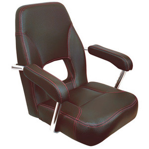Seat Mini Mojo MK2 9017 Black with Red Stitch