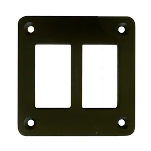 Panel Aluminum Black 2 Hole