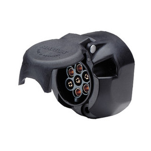 Trailer Socket 7 Pin Large Round