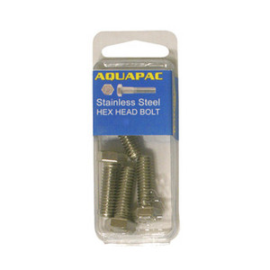 Aquapac Bolt Heavy Duty Hex 3/8 x 3 (Pack of 2)