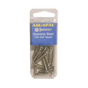 Aquapac Countersunk Tapping Screws 12G x 1 (Pack of 6)