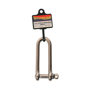 Shackle 8mm Long D Stainless Steel