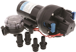 Jabsco Par-Max 5 Heavy Duty 12V Fresh Water Press Pump 60psi 19lpm