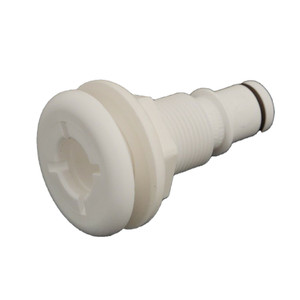 Qwik-Lok Thru-Hull Straight 3/4" White