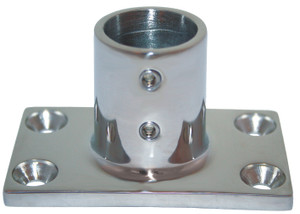 Base - Stainless Steel 90 Degree Rectangle 25mm