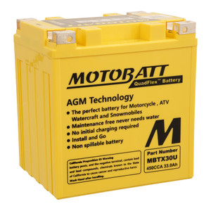 Motobatt Quadflex AGM Battery for 2012 Sea-Doo 4-TEC GTX LTD iS 260 18CS