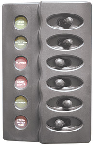 Switch Panel Waterproof 6 Switch