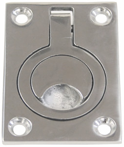 Flush Pull Cast Stainless Steel 62x44mm