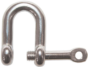 D-Shackle Captive Stainless Steel 6mm