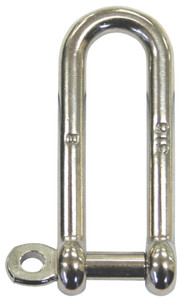 Long D-Shackle Stainless Steel 12mm