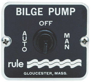 Rule Marine Bilge Pump Control Switch Panel 3 Way