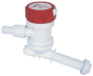 Rule Tournament 400 Dual Port Livewell Pump, Angled 500gph