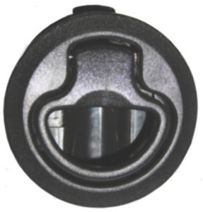 Flush Latch Plastic Black