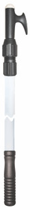 Boat Hook Telescopic, White Aluminium, 1.7m - 3.2m