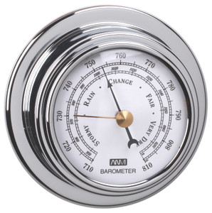 Barometer Chrome Brass 70mm