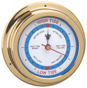 Tide Clock Brass 120mm