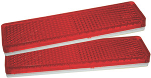 Reflectors 85 x 22mm Red