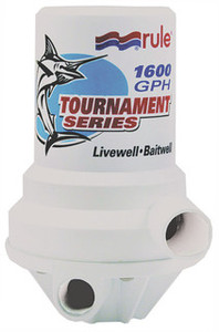 Rule Tournament 1600 Dual Port Livewell Pump 1600gph
