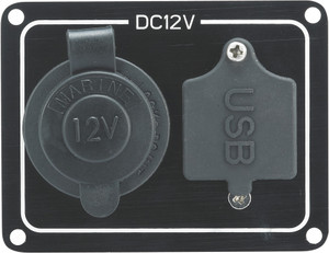 Panel - Cigarette Socket & USB