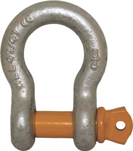 Bow Shackle Rated 8mm 750kg