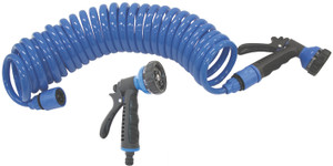 Coiled Hose & Gun 4.5m