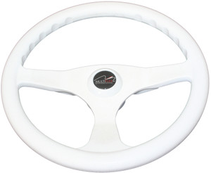 Steering Wheel Alpha White