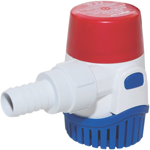 Rule Marine Bilge Pump, Submersible, 360gph, 12V, Non Auto