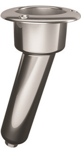 Rod Holder Round Stainless Steel 15 Degree