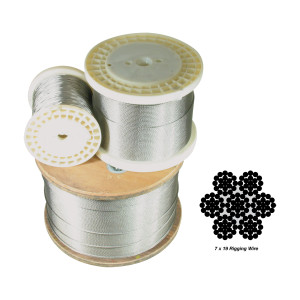 7 x 19 Wire Rope - 316 Grade Stainless Steel - 167236