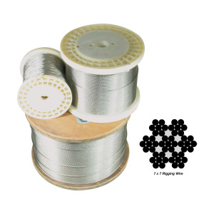 7 x 7 Wire Rope - 316 Grade Stainless Steel - 167290