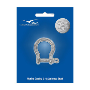 BLA Bow Shackles - Stainless Steel - 161130P