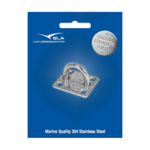 BLA Pad Eyes - Rectangular Stainless Steel - 165324P
